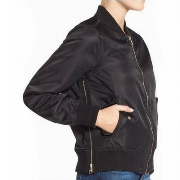 Army Green Side Zip Bomber by STEVE MADDEN - Picture 2 of 5